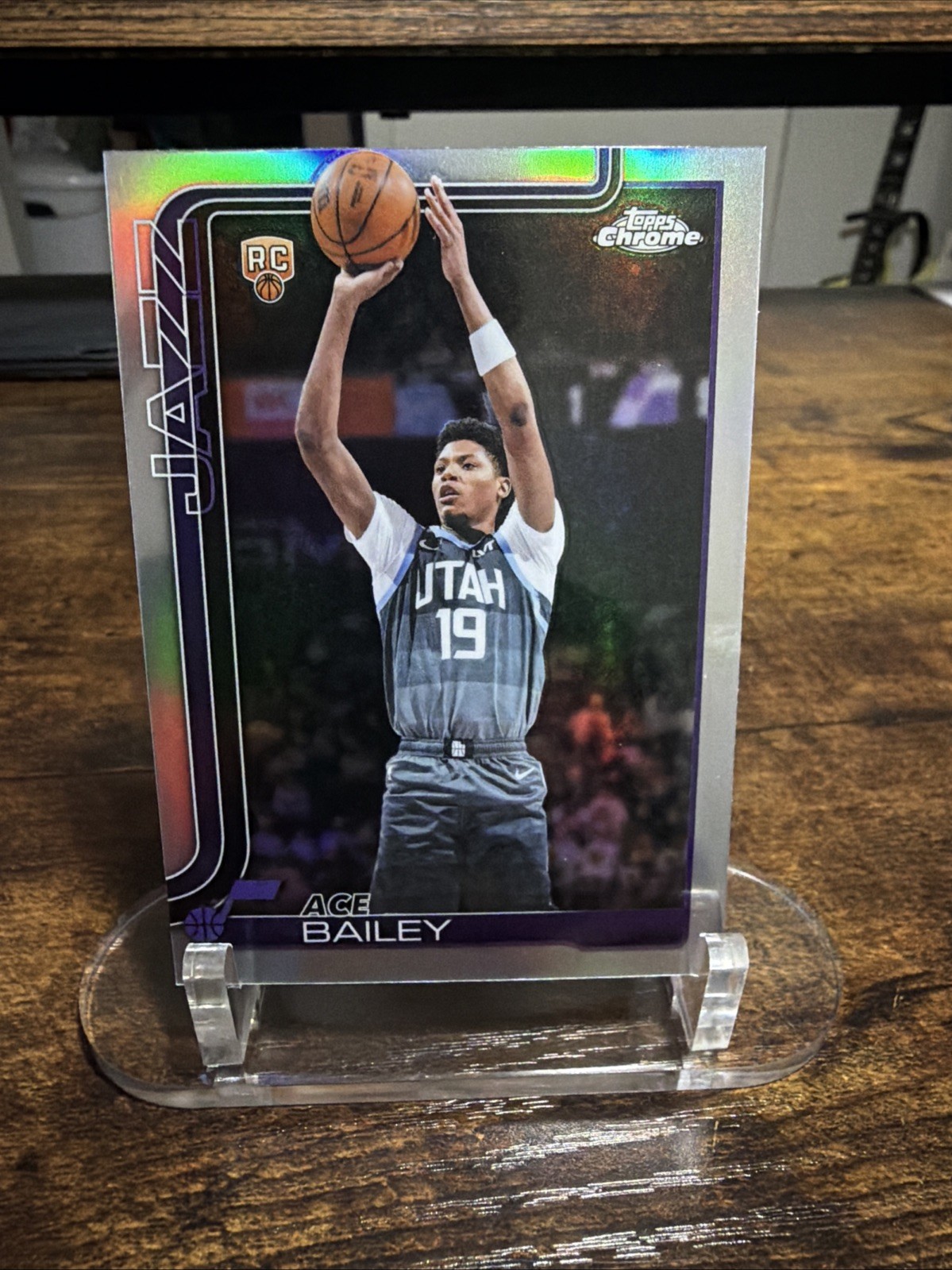 2025-26 Topps Chrome Update Series - Ace Bailey #155 Refractor (RC)