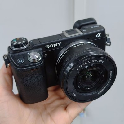 Sony NEX-6 16.1MP APS-C Digital Camera Set with 16-50mm Lens Black English