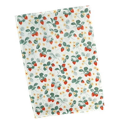 Geschirrtuch Küchentuch 45 x 70 cm Erdbeeren Erdbeerdesign Landhausstil