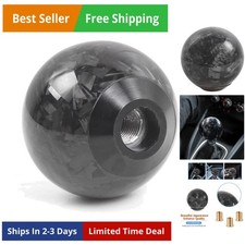 Forged Carbon Fiber Shift Knob Gear Shifter Spherical Type Unique Designed Fo...