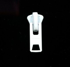 One White #10V heavy duty YKK slider for Vislon zipper