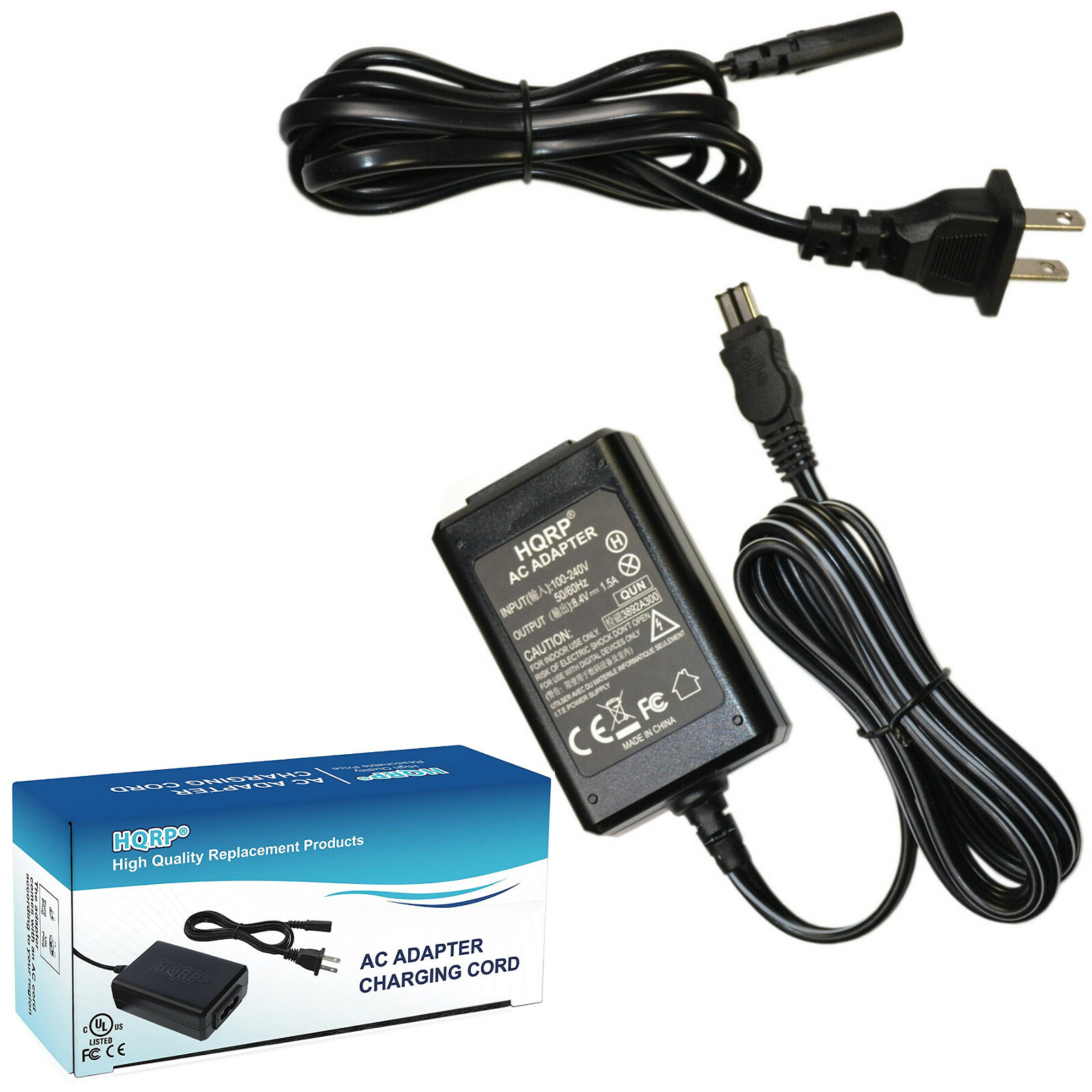 HQRP AC Adapter/Charger For Sony Handycam DCR-SX40 Series (DCR-SX40, SX40E, SX40L, SX40R) – Power Your Camcorder 5 thumbnail image