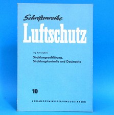 Strahlungsaufklärung Strahlungskontrolle Dosimetrie | Luftschutz | DDR EA 1962 A