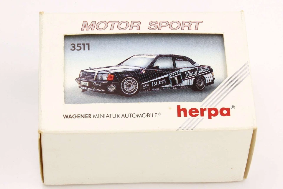 1:87 Mercedes-Benz 190E 2.3-16 DTM 1989 AMG Nr.1 Клаус Людвиг Кениг-Пилсенер красный - Изображение 4 из 4