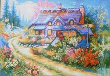 Needlepoint tapestry painted canvas 14.802 - Landscape 18"x24" GobelinL