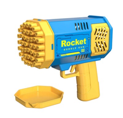 Bubble Gun Bazooka Bubble Machine Gun 40 Hole Bubble Blaster