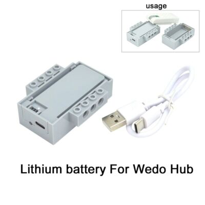 Battery Wedo 45300 M Motor Hub Technic Parts for Lego Kits Building Blocks Set