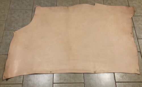 7/8oz. Leather Veg Tan cowhide Natural Tooling belt strip 11 to 13 square feet