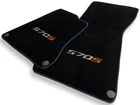 Floor Mats For McLaren 570S 2015-2022 Black Tailored Carpets Set LHD