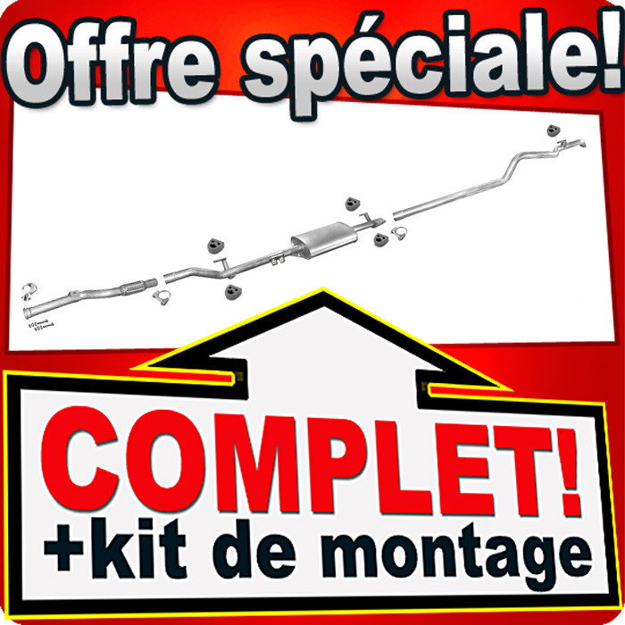 Échappement Sprinter 216 316 416 CDI résistant pour réparer un utilitaire long LWB