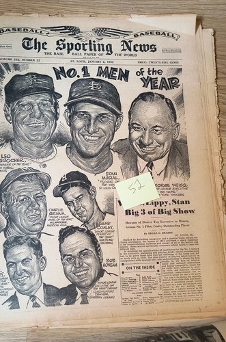 Lote de 27 ediciones de periódicos 1952 The Sports News - Imagen 12 de 14