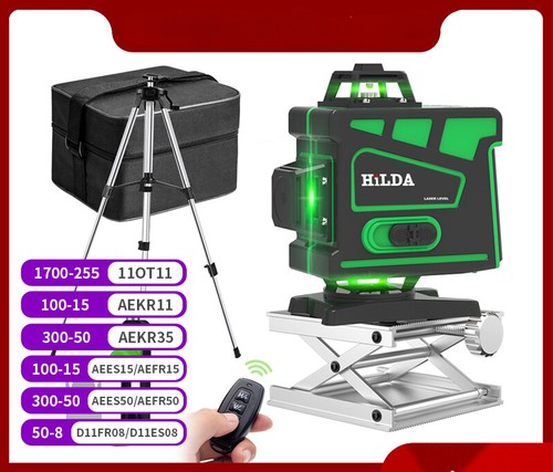 Laser Level 12 Lines 3D Self-Leveling 360 Horizontal&Vertical Cross Green Laser - Picture 1 of 22
