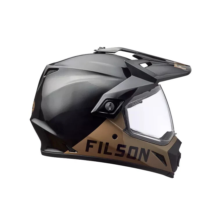 Filson X Bell MX-9 Adventure Motorcycle Helmet XS 53-54 CM Black