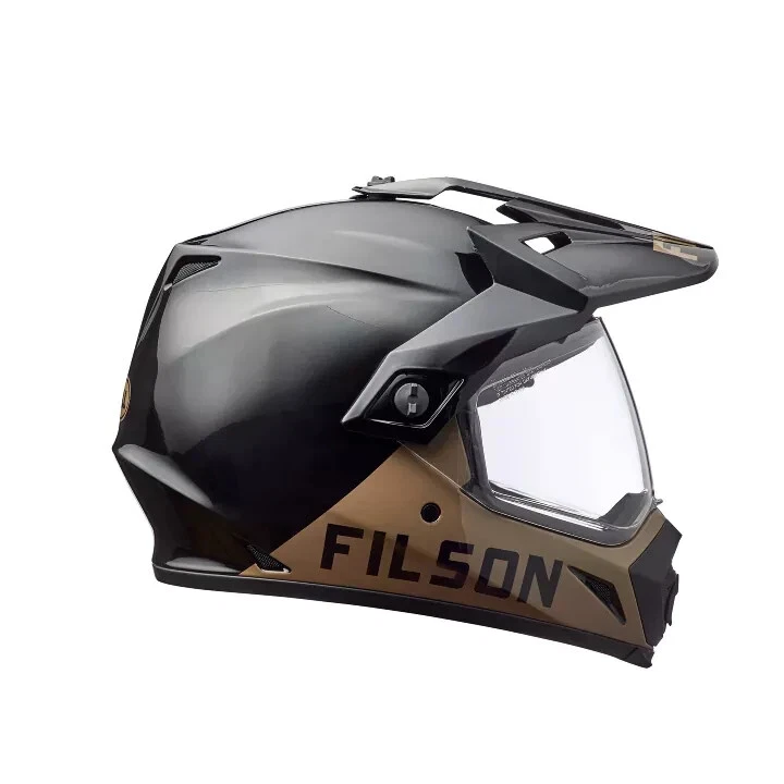 Filson X Bell MX 9 Adventure Motorcycle Helmet XS 53 54 CM Black