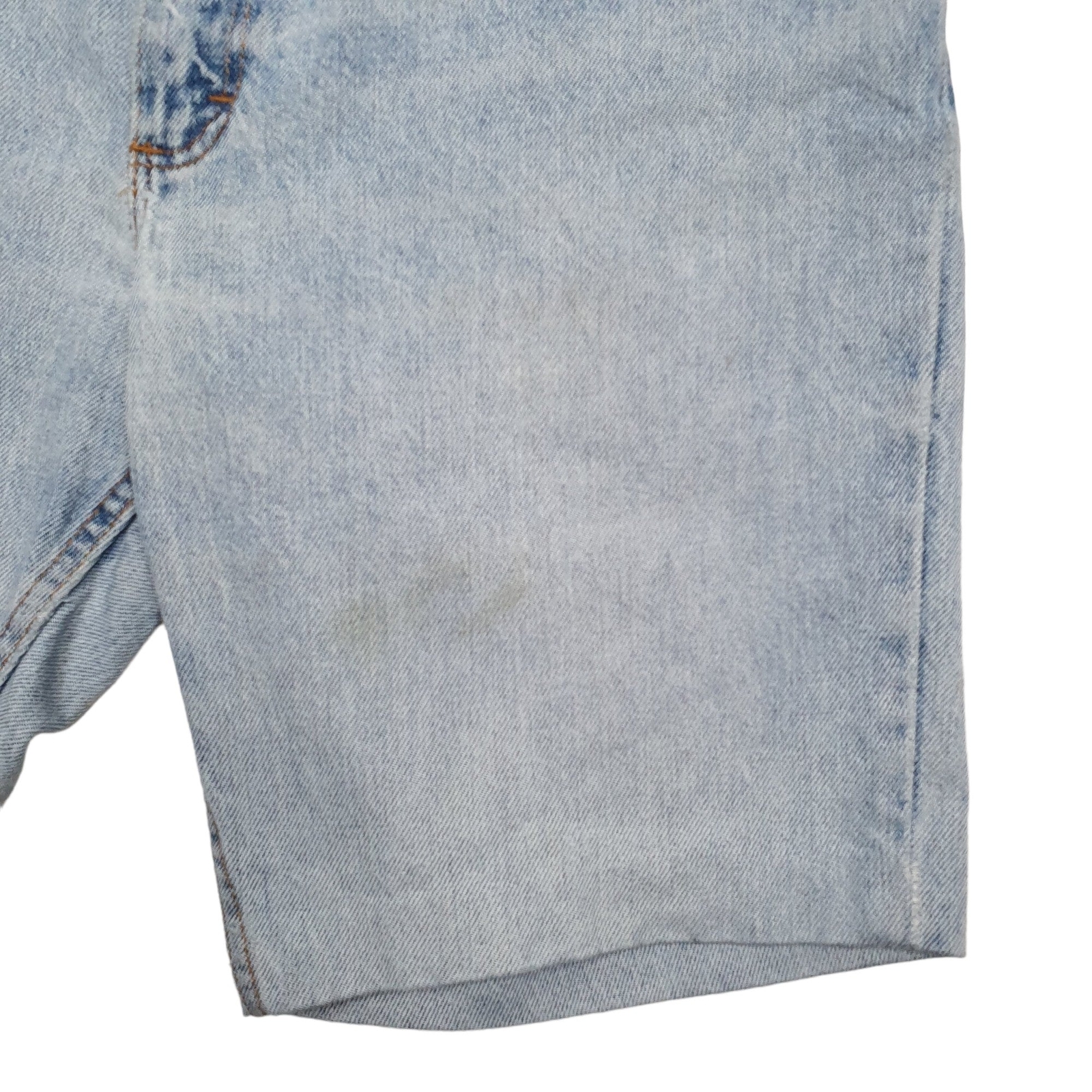 LEE Blue Denim Jeans Cotton Shorts Mens W34 image 4