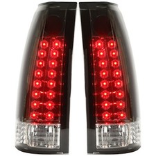 Fits 88-98 Chevy Silverado Tahoe Gmc Ck 1500-3500 Smokeblack Led Tail Lights Fits 88-98 Chevy Silverado Tahoe Gmc Ck 1500-3500 Smokeblack Led Tail Lights