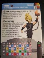heroclix avengers 60th anniversary Thor 057.01 Team Up Card