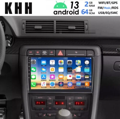 RACRDO Für Audi A4 8E 8H B6 B7 2000-2009 Carplay Android 13 Autoradio BT GPS Navi 2+64G