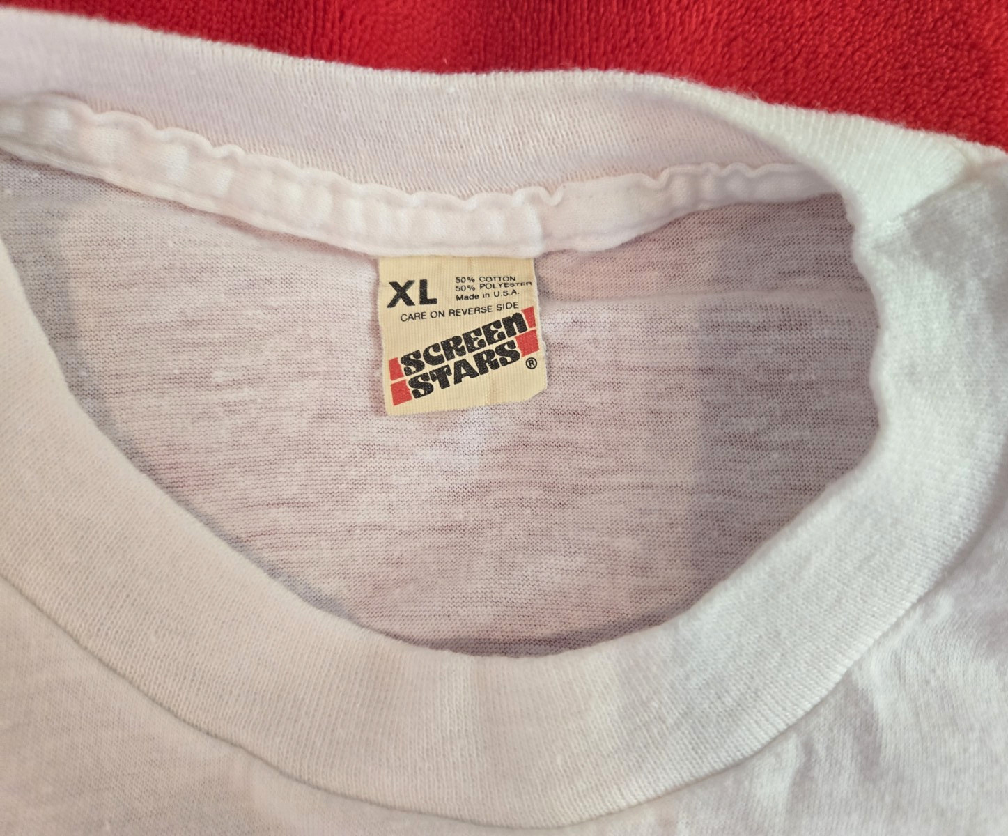 Vintage Hotel New York Amsterdam Shirt Screen Stars Tag Size XL (Now Medium)