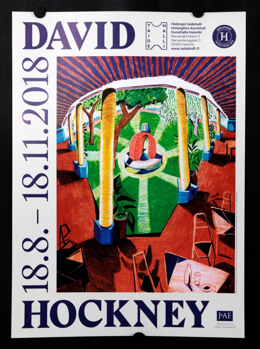 HOCKNEY POSTERS
ハードカバー David Hockney - Exhibition Poster 3124541 - Pakamera.pl
