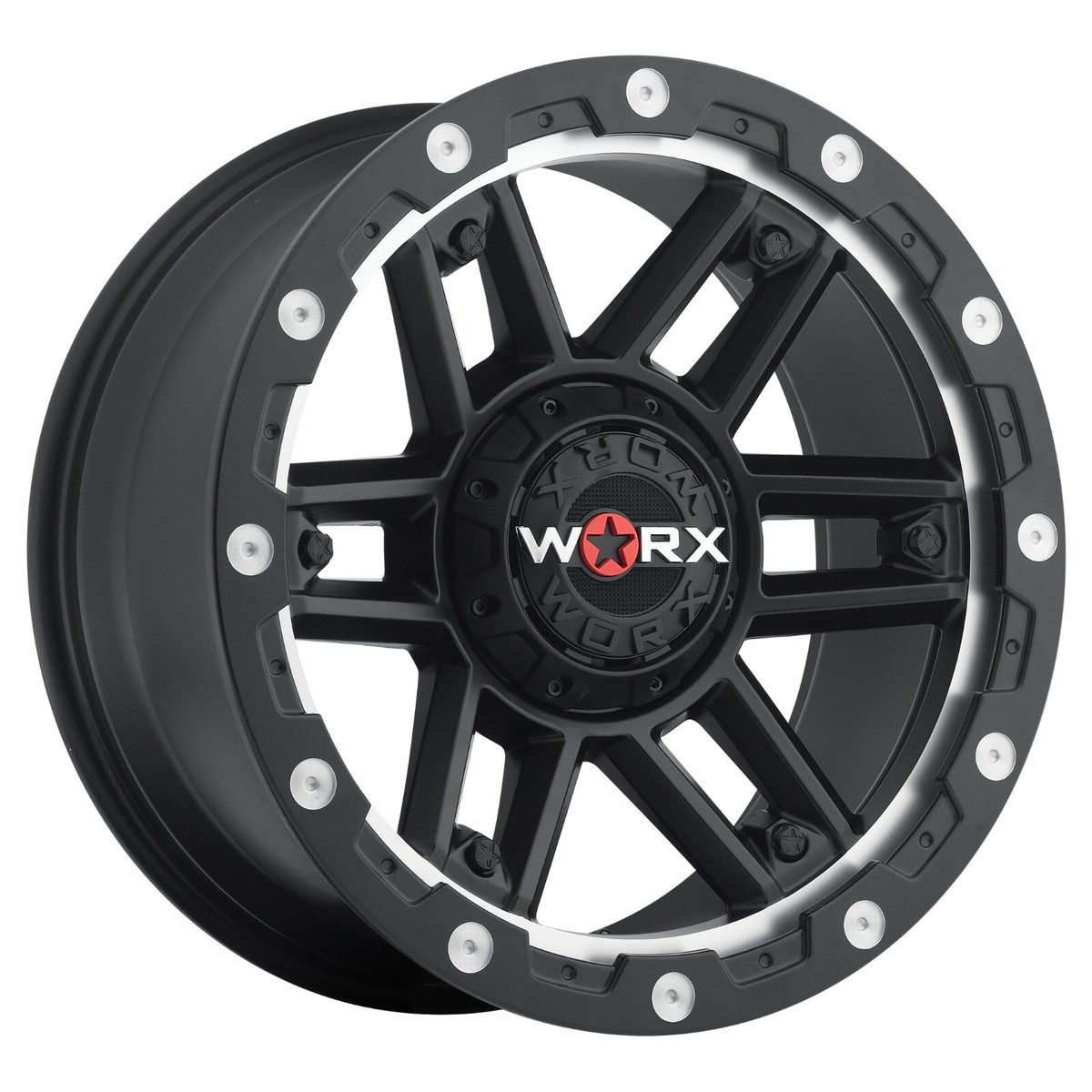 WORX WHEEL CENTER CAP # WRX- 8856 GLOSS BLACK / FIT ALL 5 & 6 LUG