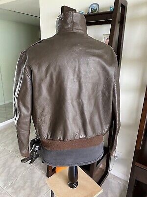 Avirex USAF A-2 Horsehide Leather Flight Jacket Ww2 Excellent Cond