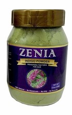 100g Zenia Natural Indigo Powder Jar Indigofera Tinctoria Hair/Beard Dye Color