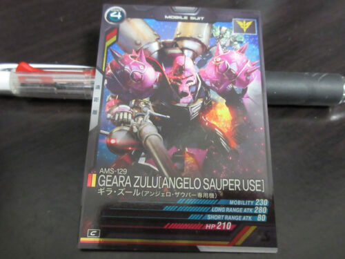Tarjeta base Gundam Arsenal AB04-033C Geara Zuru [Uso de Angelo Sauper] NORMAL CASI NUEVA - Imagen 1 de 2