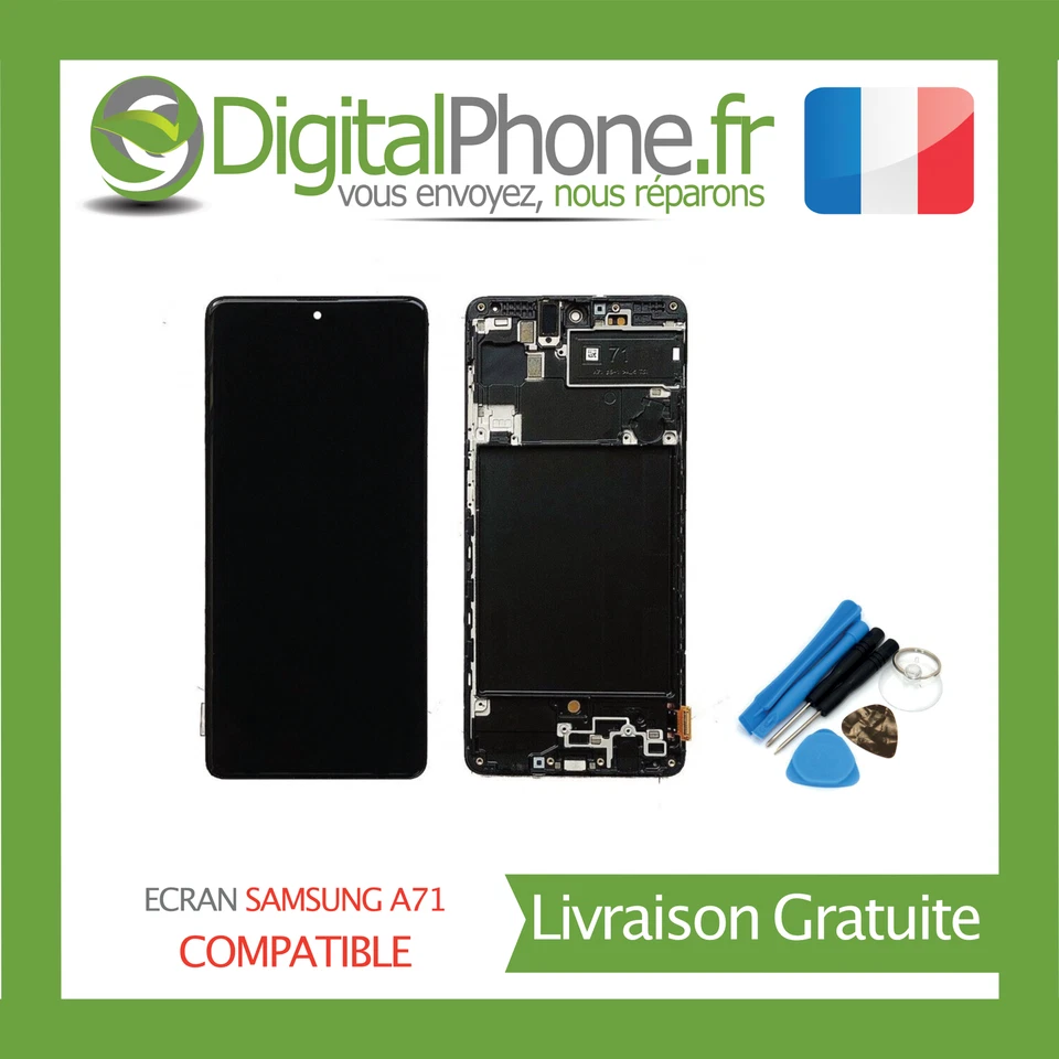 🔥 ECRAN SAMSUNG GALAXY A71 SM-A715F COMPATIBLE INCELL🔥 OUTILS 🔥 TVA 🔥