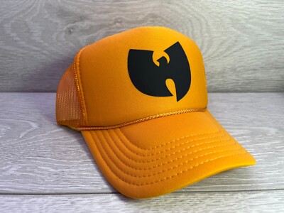 NEW WU TANG CLAN YELLOW GOLD HAT 5 PANEL HIGH CROWN TRUCKER SNAPBACK VINTAGE