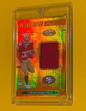 2022 Certified Tyrion Davis-Price NEW GENERATION MIRROR ORANGE /249 #NGJ-TDP RC