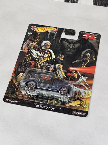 Hot Wheels 2019 Pop Culture X-Men '49 FORD COE 3/5 w/ Real Rider Redlines Truck - Picture 8 of 10