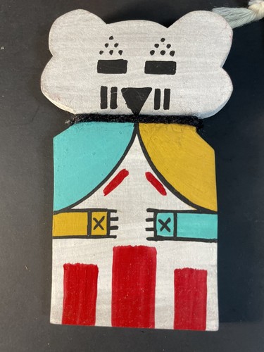 4 Hopi vintage? Kachinas - Muñecas de cuna sin firmar 1980 - Imagen 5 de 18