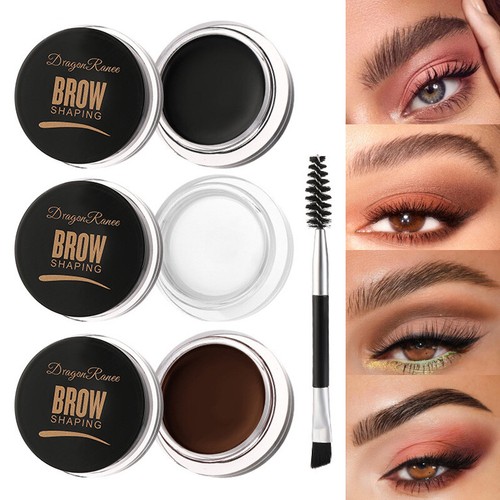Eyebrow Shaping Styling Soap Long Lasting Eye Brow Makeup Gel Wax with Brush