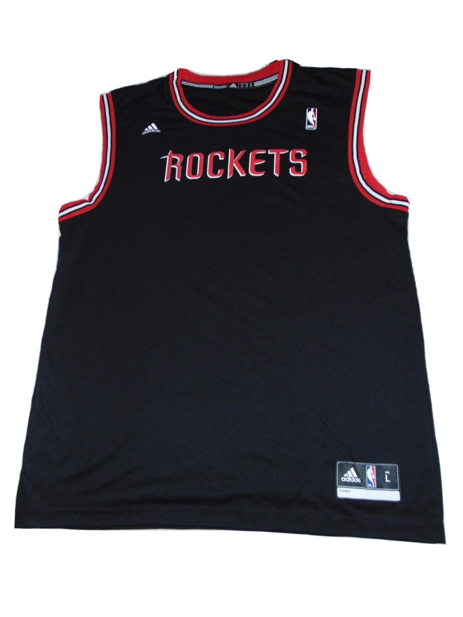 NEW Adidas Men s NBA Houston Rockets Black Jersey Size Large