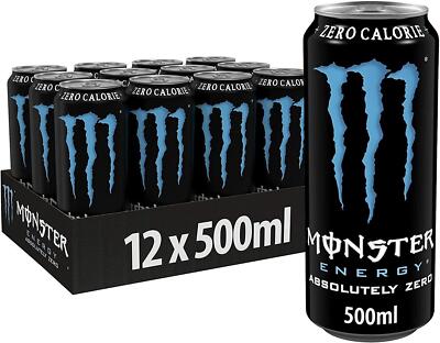 Monster Energy Drinks Absolutely Zero 500ml 12er Pack