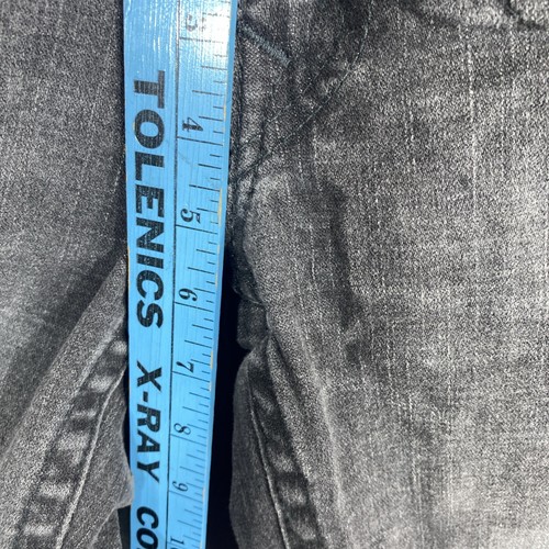 True Religion Teen Julie Jeans Size 23 Faded Black Flip Pocket USA Made Y2K - Picture 7 of 11