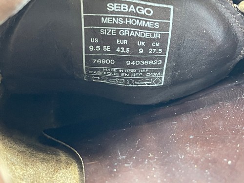 Hitchcock by Sebago Boat Loafers Men 9.5 EEEEE 5E Shoes Brown Leather Slip On - Picture 14 of 15