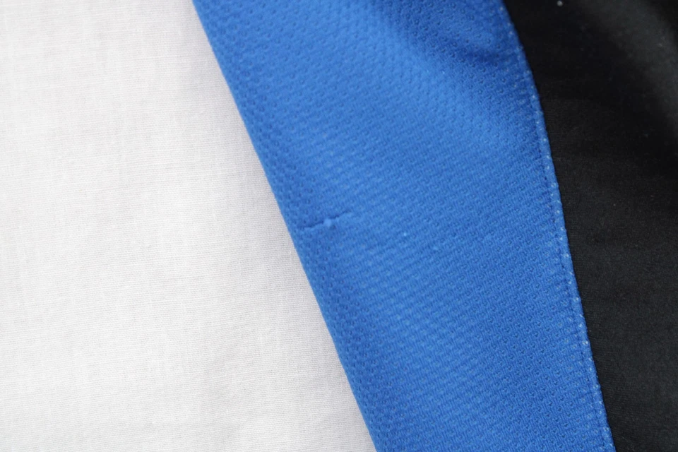 Chaqueta de Ciclismo Ride On Para Hombre Mediana Azul Negra Térmica Logo Bolsillos Cremallera Completa Foto 2 de 4