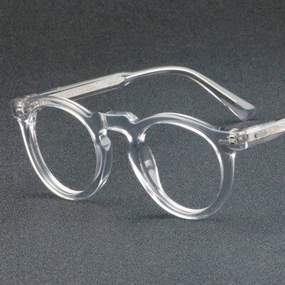 Retro Round Reading Glasses Full Rim Women Men Readers Acetate Eyeglass Frames