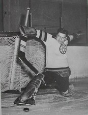 PRINT HOCKEY PICTURE BOSTON BRUINS FRANK BRIMSEK 