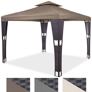Polyrattan Pavillon Gartenmöbel Partyzelt Gartenzelt ...