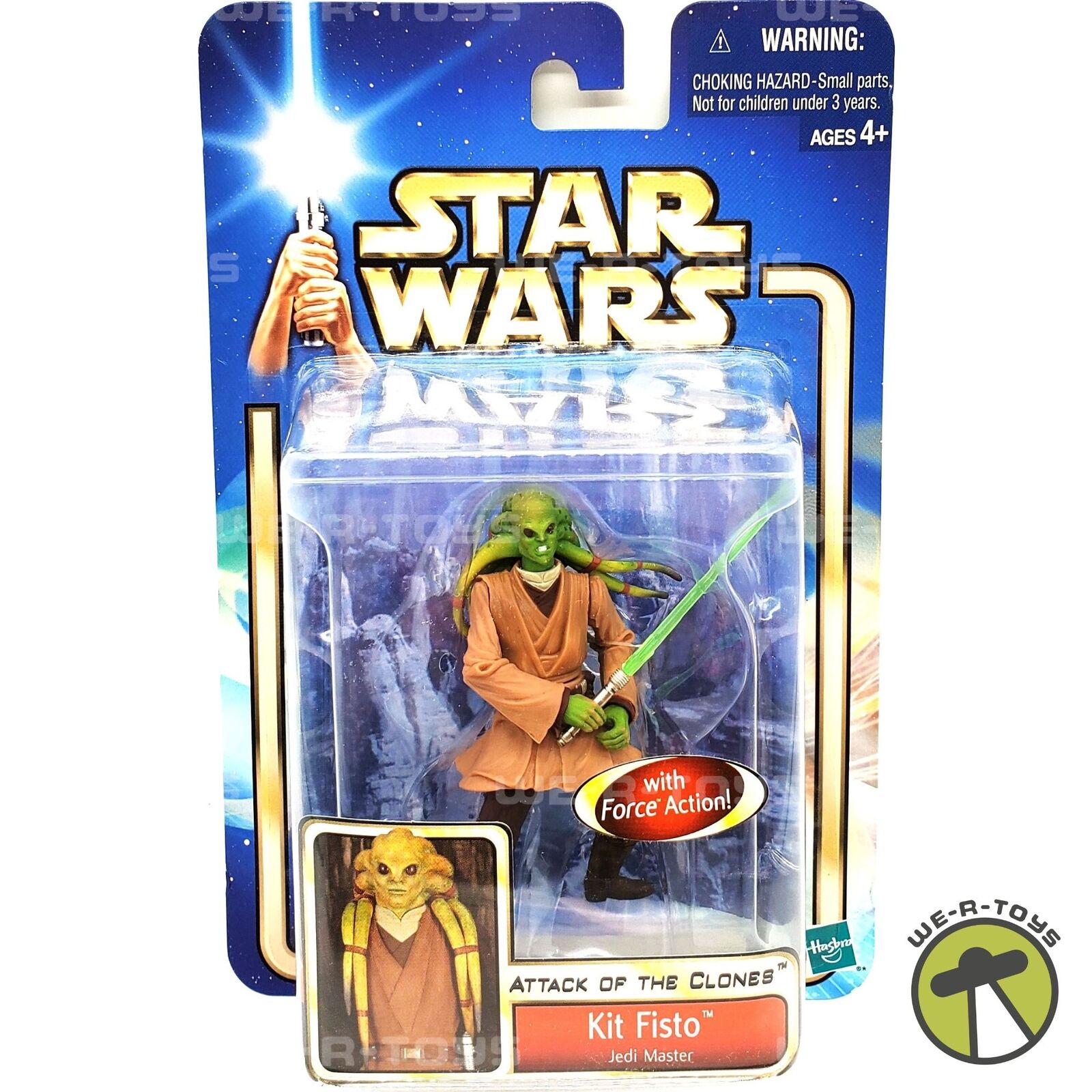 Star Wars Episode II Attack of the Clones Kit Fisto Jedi Master Action Figure