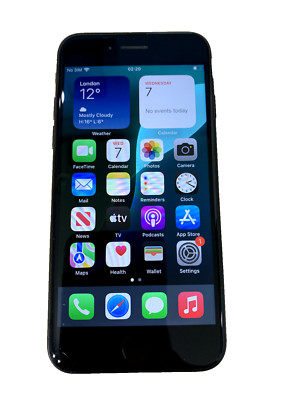 2020 Apple iPhone SE 2. Gen 64GB entsperrt - Batteriezustand 82% bis 90%