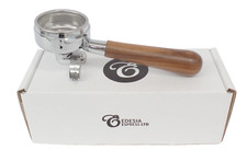 BEZZERA STREGA Portafilter Coffee Espresso Walnut Handle - 2 Spout, 14g Basket