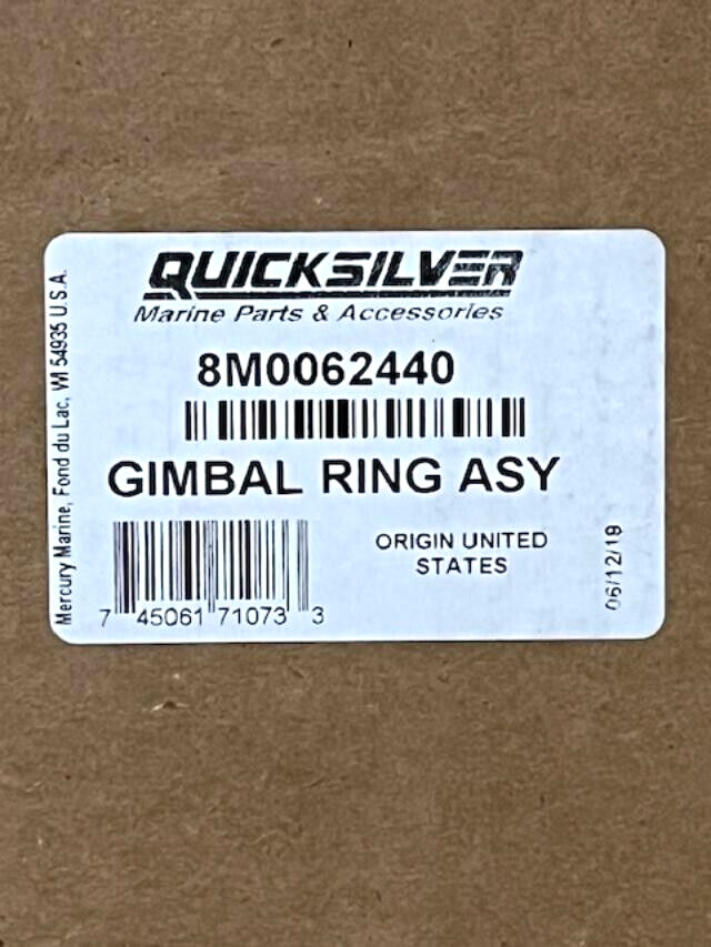 OEM MerCruiser Bravo Gimbal Ring 822374a14 8M0062440 for sale  