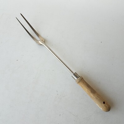 A&J BBQ Meat Fork 12.75-Inch Long Wood Handle Kitchen Utensil