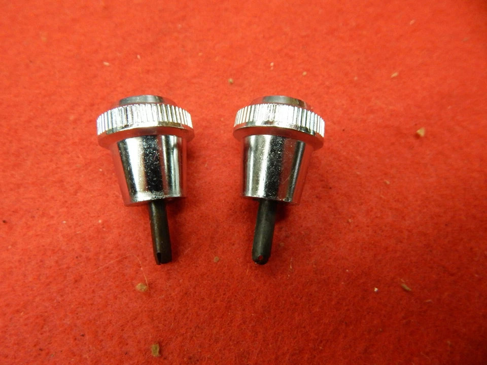 2 NOS 65 66 Ford Galaxie 500 XL LTD Country Sedan Radio Knobs #C5AZ-18817-B - Image 2 of 4