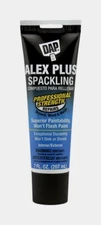 DAP Alex Plus Ready to Use White Spackling Compound 7 oz Paintable Sandable