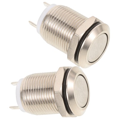 2 Pcs Doorbell Button Replacement Parts Buttons Easy Install Chime